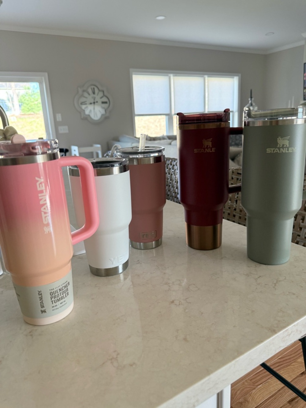 Stanley’s/Yeti tumblers
